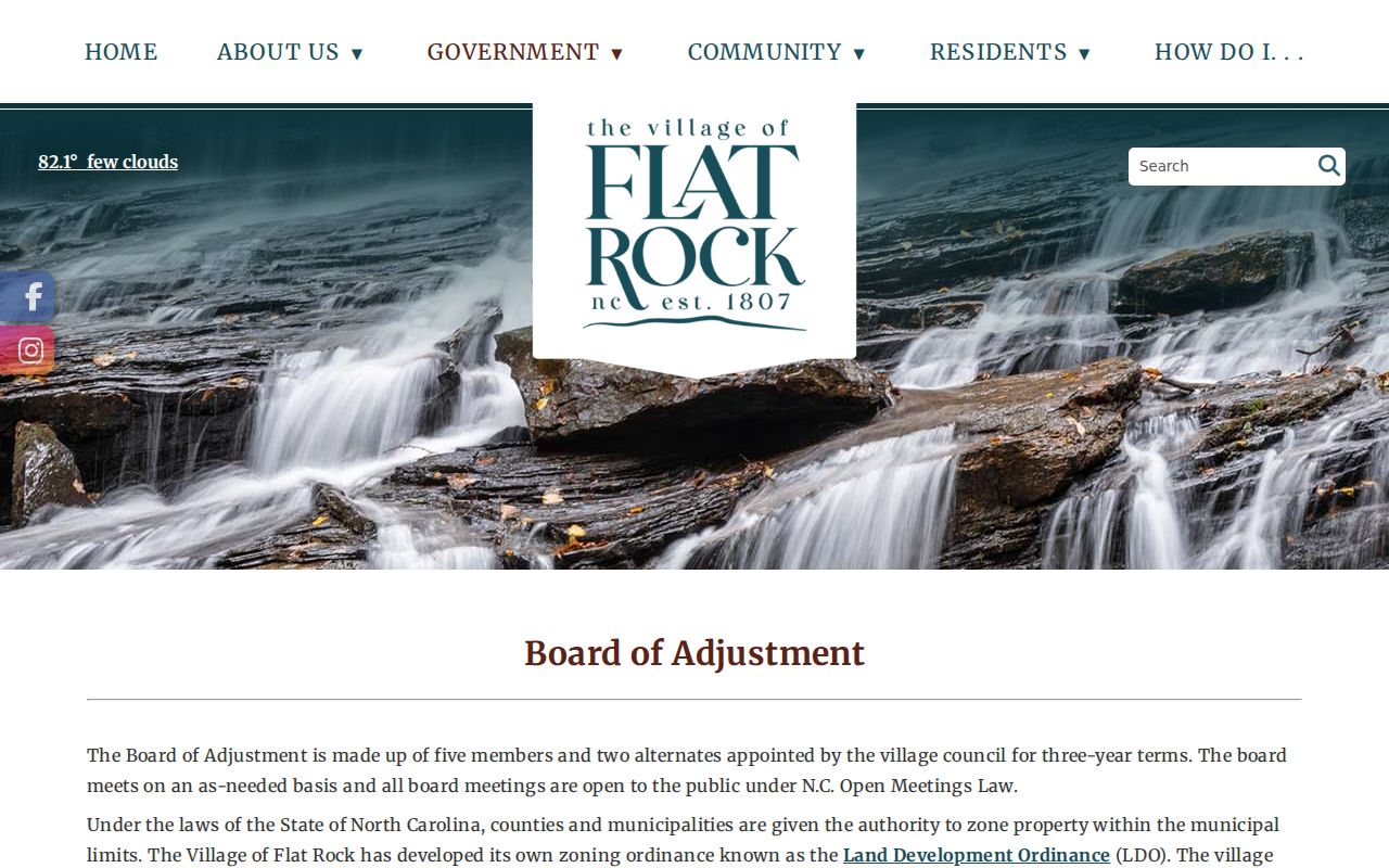 Flat Rock Village Board hearing information, distinct from state court docket records