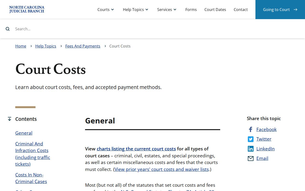 Henderson County traffic court records court costs and payment information